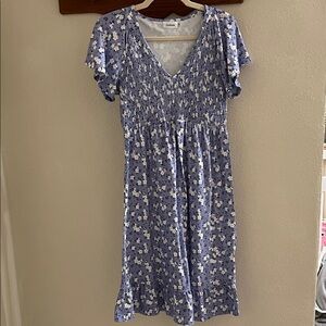 Floral Midi Maternity Dress